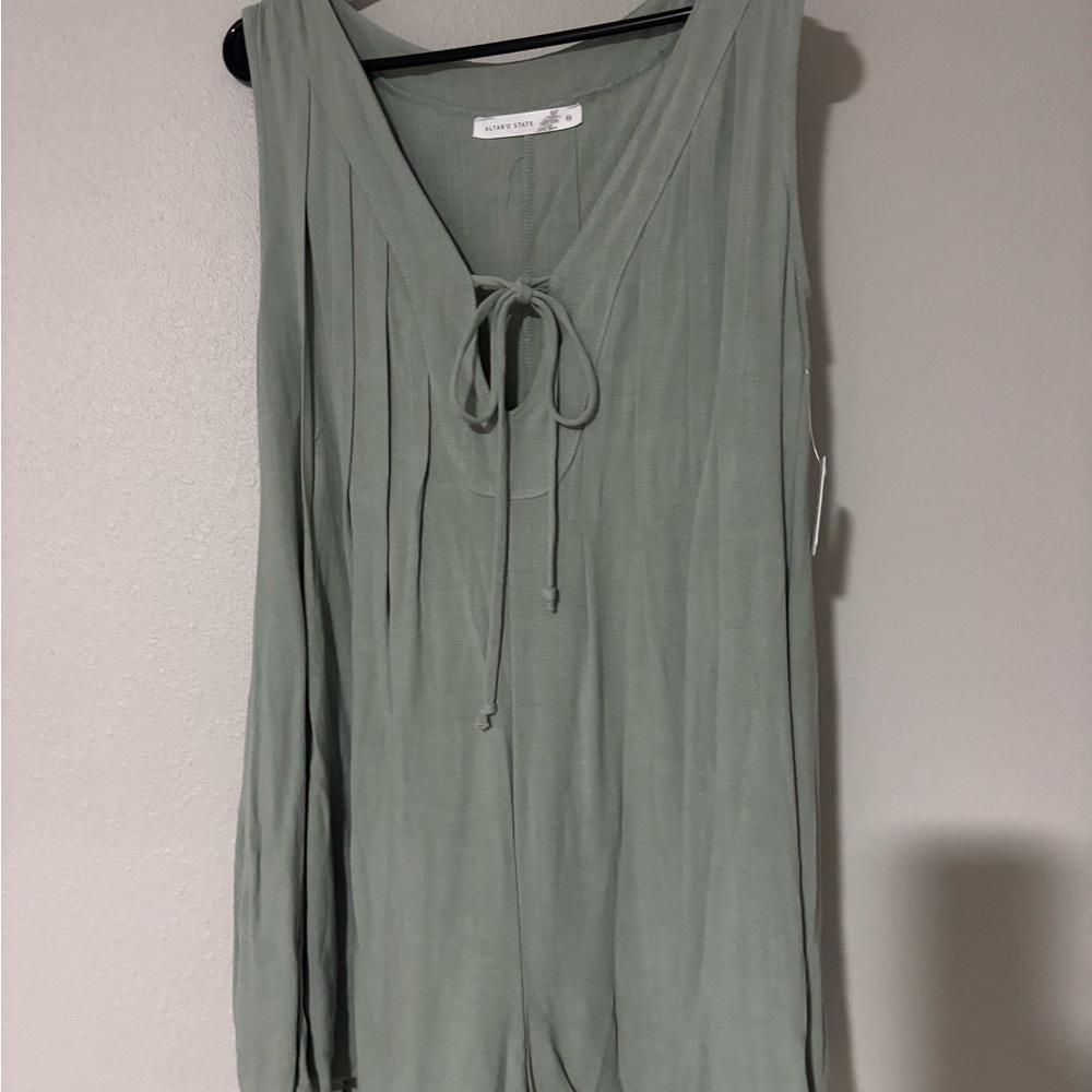 Alter’d State Sage Green Romper